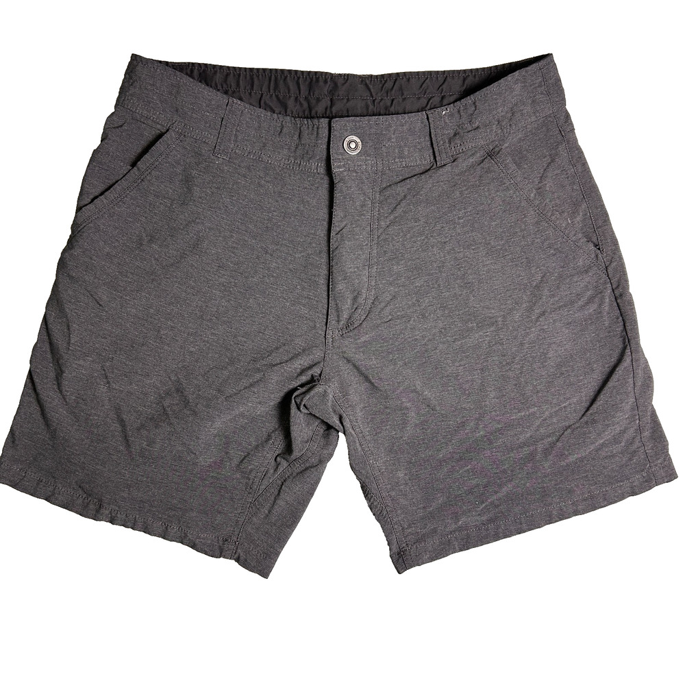 Kuhl Chino Dad Shorts Mens 34 Charcoal Gray 7" Inseam Outdoor Summer Beach